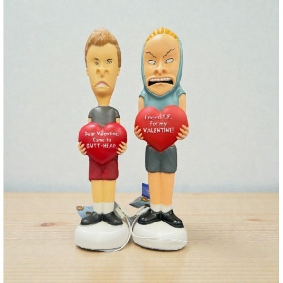 Beavis and Butt-Head Valentines Day Blow Mold SetLighted Decor New 2026 Gemmy